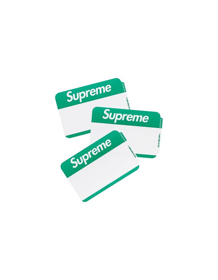 Stickers Supreme My Name Is Green - Imagen 1
