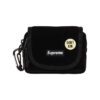 Supreme Mini Velvet Pouch Black - Thumbnail Image 1